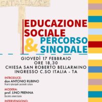EDUCAZIONE SOCIALE & PERCORSO SINODALE - 17 Febbraio 2022
