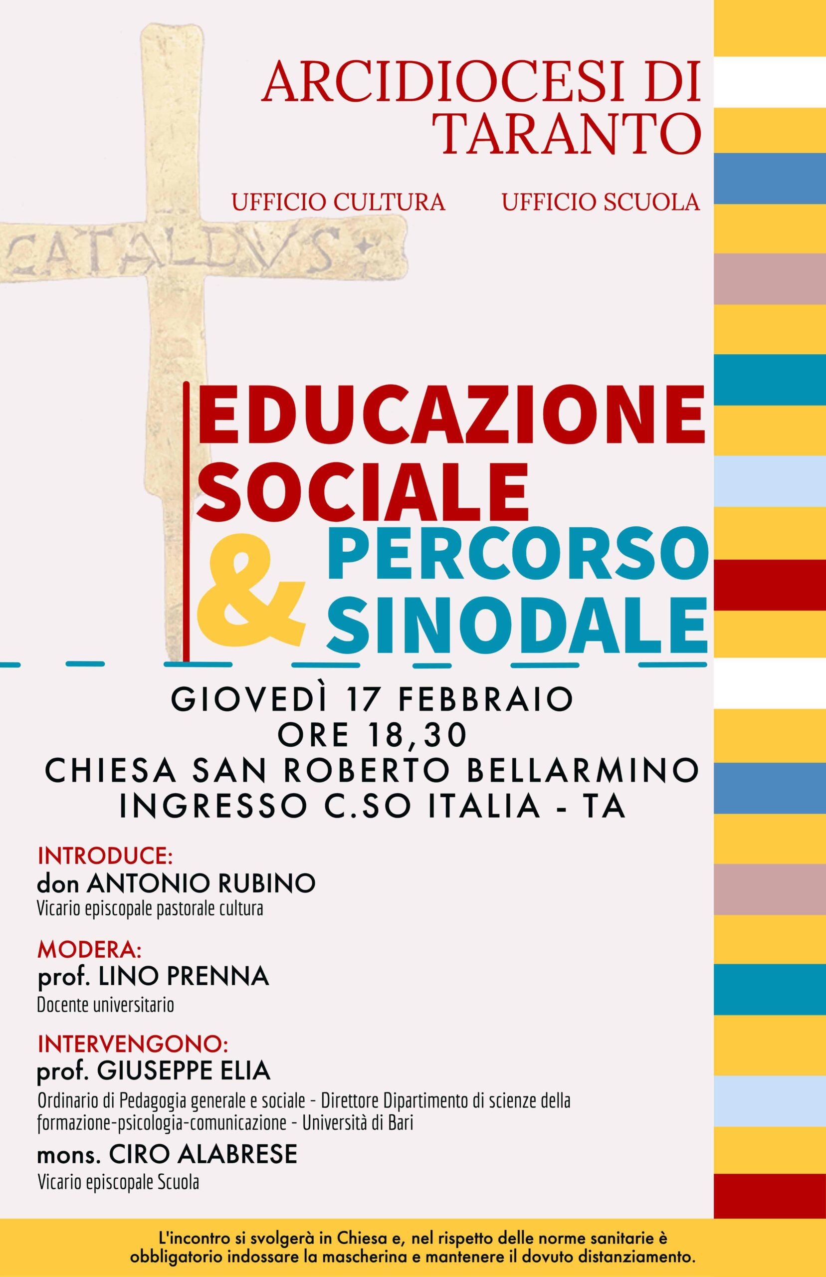 EDUCAZIONE SOCIALE & PERCORSO SINODALE - 17 Febbraio 2022